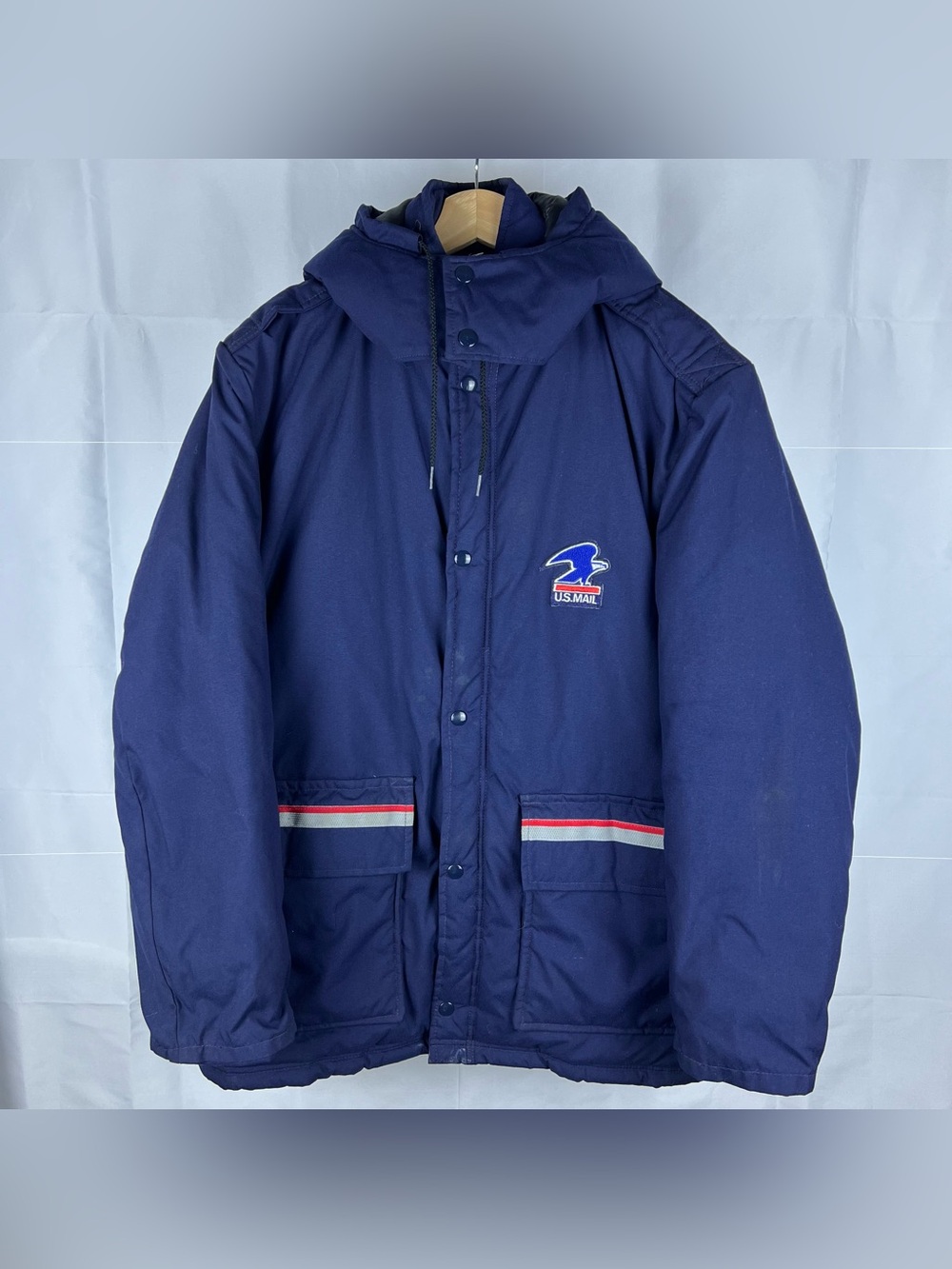 Vintage USPS Uniform Brookfield Puffer Jacket Size Medium